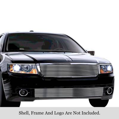 APS - APS Stainless Billet Grille Brushed 07-08 Lincoln MKZ GR12HFF24C