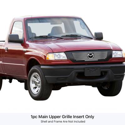 APS - APS Stainless Billet Grille Polish 06-10 Mazda B-Series Truck GR13FFB38S