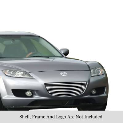 APS - APS Stainless Billet Grille Polish 04-08 Mazda RX-8 GR13FFB81S