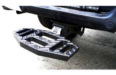 APS - APS HS19CAA2B Class III 2" Shank Octagon Style Receiver Hitch Step Black