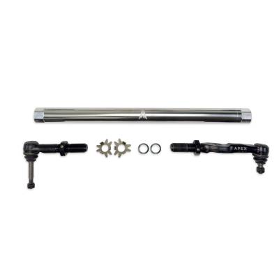 Apex Chassis - Apex Chassis KIT373-POL HD Polished Aluminum Drag Link 17-25 Ford F250/F350 SD
