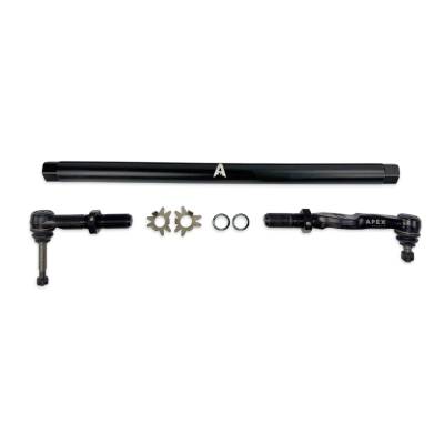 Apex Chassis - Apex Chassis KIT371-BLK HD Black Aluminum Drag Link Assy for 05-16 F250/F350 SD