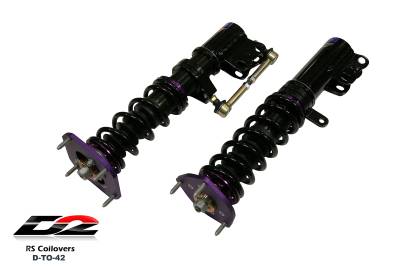 D2 Racing - D2 Racing D-TO-42 RS Coilovers for 87-89 Toyota MR2