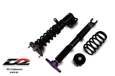D2 Racing - D2 Racing D-HY-02 RS Coilovers for 2007-2010 Hyundai Elantra