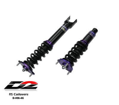 D2 Racing - D2 Racing D-HN-46 RS Coilovers for 92-01 Honda Prelude