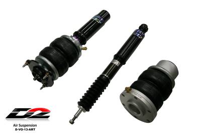 D2 Racing - D2 Racing D-VO-13-ART Air Struts for 05-19 Volkswagen Jetta/Golf/A3/Beetle FWD