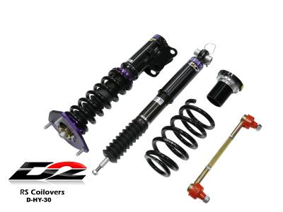 D2 Racing - D2 Racing D-HY-30 RS Coilovers for 15-19 Hyundai Sonata 16-20 Kia Optima