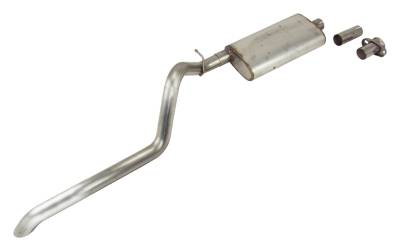 Pypes Performance Exhaust - Pypes SJJ01S 2.5" Intermediate Cat Back Exhaust System for 91-01 Cherokee XJ