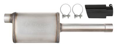 Pypes Performance Exhaust - Pypes SGT32VB Muffler Exhaust Kit Black for 19-25 Silverado/Sierra 1500 4.8/5.3L