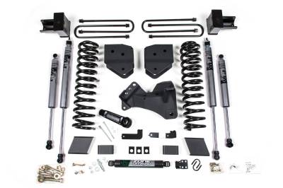 Zone Offroad - Zone Offroad ZONF50F 4" Front/Rear FOX Lift Kit for 17-19 F250/F350 Diesel