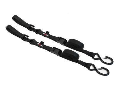 SpeedStrap - SpeedStrap R1100 1" x 8' Cam-Lock Tie Down w/Soft-Tie 2 Pack Bullring