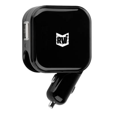 CURT - CURT 52217 Dual USB 2-In-1 AC/DC Charger for Command Center Tablet