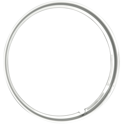 Wheel Vintiques - Wheel Vintiques 3005-15-1 15" Trim Ring 1.5" Smooth SS