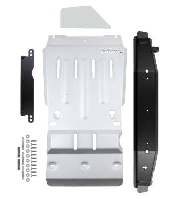 Rival - Rival 2333.9541.2.6 Aluminum Transmission & Transfer Case Skid Plate