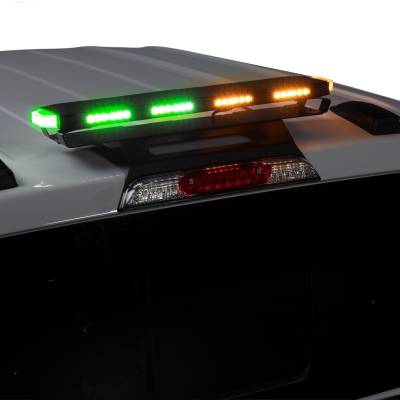 Putco - Putco 950324 Green Hornet 24" Rooftop Strobe Light Amber/White/Green
