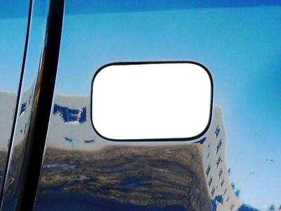 Quality Automotive Accessories - QAA GC55150 1Pc Stainless Gas Cap Door Trim for 15-22 Chevrolet Colorado