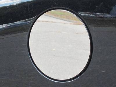 Quality Automotive Accessories - QAA GC55195 1Pc Stainless Gas Cap Door Trim for 2015-2020 Chevrolet Suburban