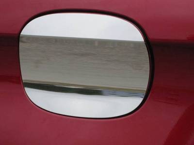 Quality Automotive Accessories - QAA GC55610 1Pc Stainless Gas Cap Door Trim for 2015-2018 Ford Edge