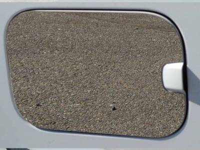 Quality Automotive Accessories - QAA GC57320 1Pc Stainless Gas Cap Door Trim for 2017-2022 Ford Super Duty