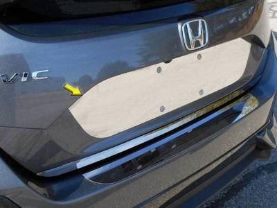 Quality Automotive Accessories - QAA LP16214 1Pc Stainless License Plate Bezel for 2016-2020 Honda Civic