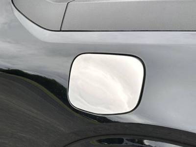Quality Automotive Accessories - QAA GC62310 1Pc Stainless Gas Cap Door Trim for 2022-2025 Ford Maverick