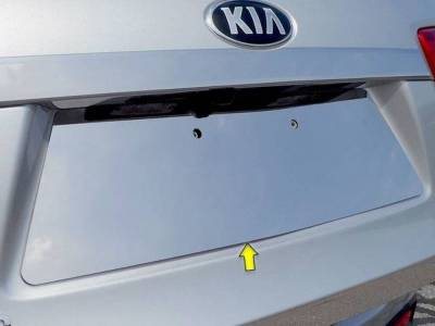 Quality Automotive Accessories - QAA LP16820 1Pc Stainless License Plate Bezel for 2016-2020 Kia Sorento