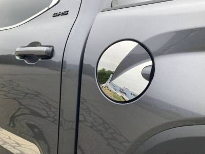Quality Automotive Accessories - QAA GC72145 1Pc Stainless Gas Cap Door Trim for 2022-2025 Toyota Tundra