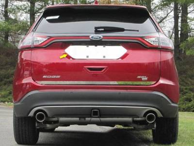 Quality Automotive Accessories - QAA LP55610 1Pc Stainless License Plate Bezel for 2015-2018 Ford Edge