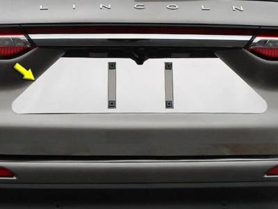 Quality Automotive Accessories - QAA LP60610 1Pc Stainless License Plate Bezel for 2020-2025 Lincoln Corsair