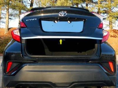 Quality Automotive Accessories - QAA RD18140 1Pc Stainless Steel Rear Deck Accent for 2018-2023 Toyota C-HR