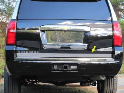 Quality Automotive Accessories - QAA RT55195 1Pc Stainless Steel Tailgate Trim for 2015-2020 Chevrolet Suburban
