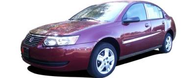 Quality Automotive Accessories - QAA SGR45410 5Pc Stainless Steel Graphic Emblem for 2005-2007 Saturn Ion
