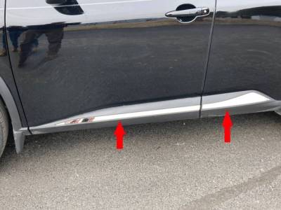 Quality Automotive Accessories - QAA TH64345 6Pc Stainless Steel Rocker Panel Trim for 2024-2025 Ford Ranger
