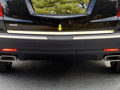 Quality Automotive Accessories - QAA RD57260 1Pc Stainless Steel Rear Deck Accent for 2017-2025 Cadillac XT5