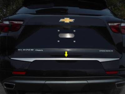Quality Automotive Accessories - QAA RD59140 1Pc Stainless Steel Rear Deck Accent for 2019-2025 Chevrolet Blazer