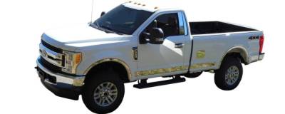 Quality Automotive Accessories - QAA SGR55308 8Pc Stainless Steel Graphic Emblem for 2015-2017 Ford F150