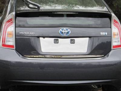 Quality Automotive Accessories - QAA RD10135 1Pc Stainless Steel Rear Deck Accent for 2010-2015 Toyota Prius