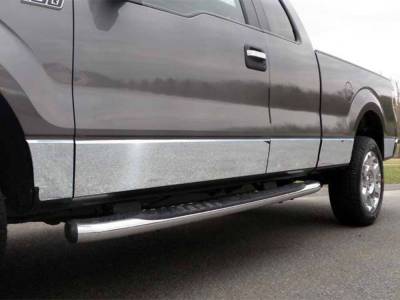 Quality Automotive Accessories - QAA TH47257 4Pc Stainless Rocker Panel Trim for 2007-2014 Cadillac Escalade