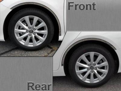 Quality Automotive Accessories - QAA WQ17340 8Pc Stainless Steel Wheel Well Trim for 2017-2020 Hyundai Elantra