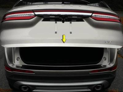 Quality Automotive Accessories - QAA RD60610 1Pc Stainless Steel Rear Deck Accent for 2020-2025 Lincoln Corsair