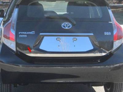 Quality Automotive Accessories - QAA RD12705 1Pc Stainless Steel Rear Deck Accent for 2012-2019 Toyota Prius C