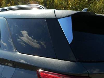 Quality Automotive Accessories - QAA RHE60330 2Pc Stainless Steel Rear Window Set for 2020-2025 Ford Explorer