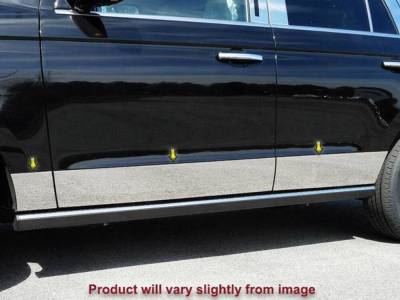 Quality Automotive Accessories - QAA TH58383 6Pc Stainless Steel Rocker Panel Trim for 18-25 Ford Expedition