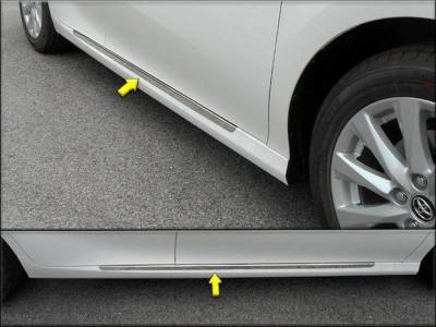 Quality Automotive Accessories - QAA TH17989 10Pc Stainless Steel Rocker Panel Trim for 1987-1996 Dodge Dakota