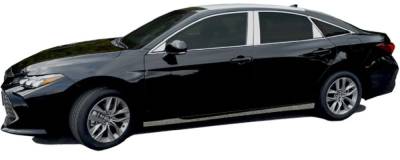 Quality Automotive Accessories - QAA TH19106 4Pc Stainless Steel Rocker Panel Trim for 2019-2025 Lexus ES