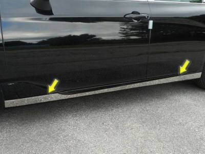 Quality Automotive Accessories - QAA TH19102 12Pc Stainless Rocker Panel Trim for 1989-1990 Chevrolet Caprice