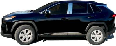 Quality Automotive Accessories - QAA TH19165 4Pc Stainless Steel Rocker Panel Trim for 2019-2022 Toyota Avalon
