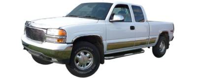 Quality Automotive Accessories - QAA TH38679 12Pc Stainless Rocker Panel Trim for 1998-2010 Lincoln Town Car