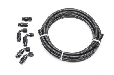RADIUM Engineering - RADIUM Engineering 20-1206 6AN Universal PTFE Hose Kit Black CARBON