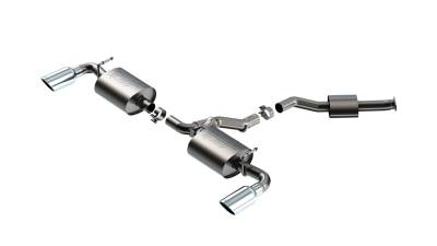 Borla - Borla 141010 S-Type Cat-Back Exhaust Dual Split Rear Exit for 19-25 RAV4 2.5L